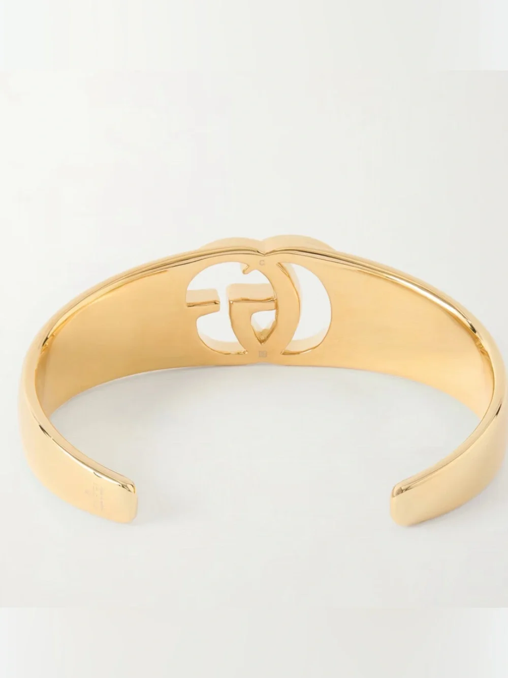 Gold Interlocking Double G Cuff Bracelet